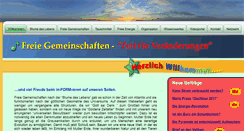 Desktop Screenshot of freie-gemeinschaften.org